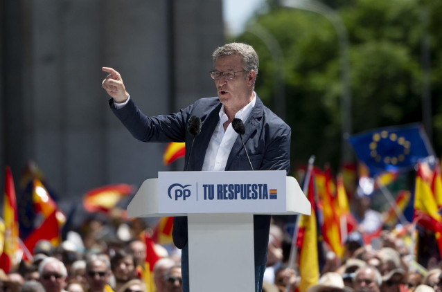 El presidente del Partido Popular, Alberto Núñez Feijóo. Archivo.