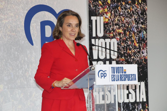 La secretaria general del Partido Popular, Cuca Gamarra