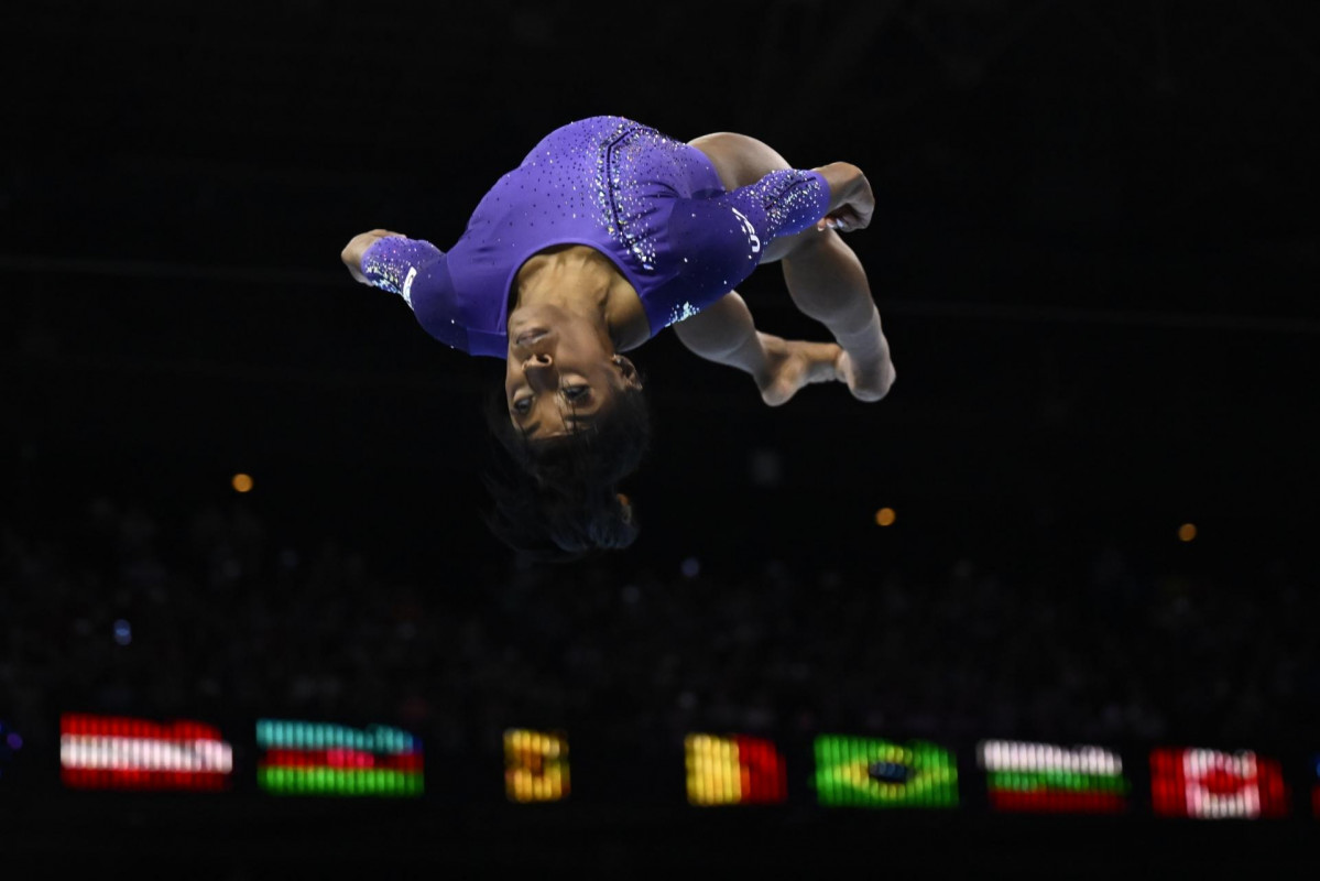 EuropaPress 5493199 08 october 2023 belgium antwerp us gymnast simone biles in action at the
