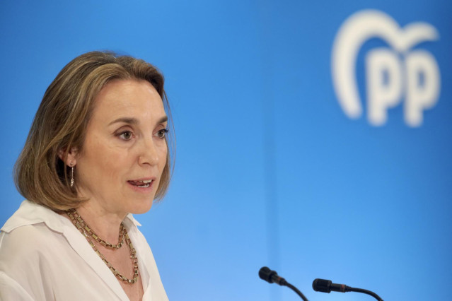 Archivo - La secretaria general del PP, Cuca Gamarra, en una imagen de archivo.