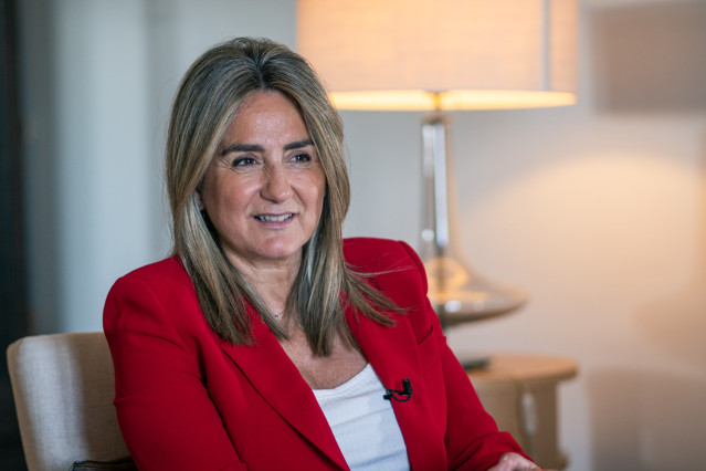 La delegada del Gobierno en Castilla-La Mancha, Milagros Tolón, en entrevista con Europa Press