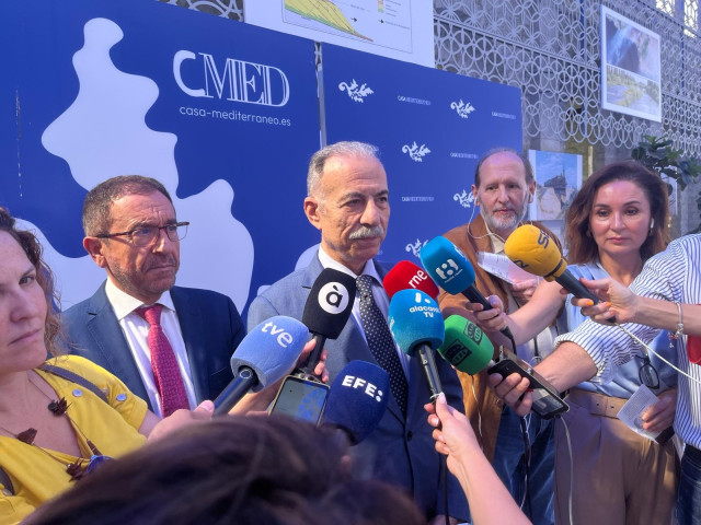 El embajador de Palestina en España, Husni Abdel Wahed, en Alicante