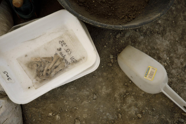 Archivo - Excavación de la fosa común. A 04 de mayo de 2023, en Víznar, Granada (Andalucía, España). Inicio de la tercera campaña de exhumaciones de víctimas del franquismo en el barranco de Víznar. El equipo interdisciplinar liderado por la Universidad d