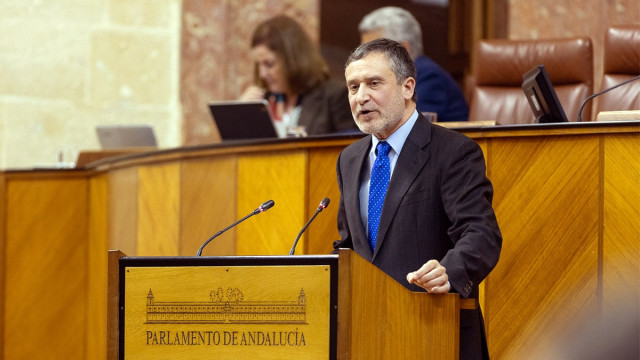El diputado de Vox José Ortells, en una imagen de archivo en el Pleno del Parlamento.