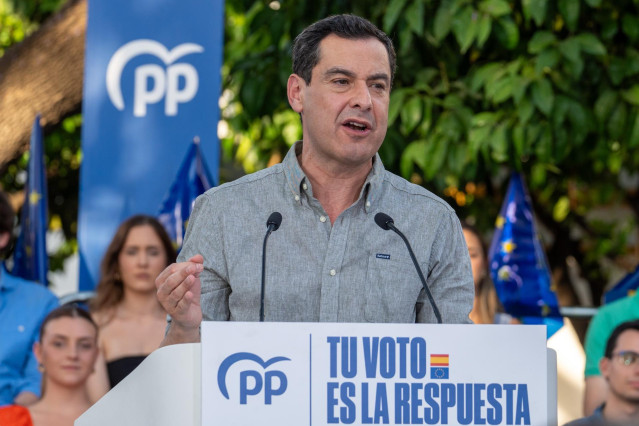 El presidente de la Junta de Andalucía, Juanma Moreno, en una fotografía de archivo