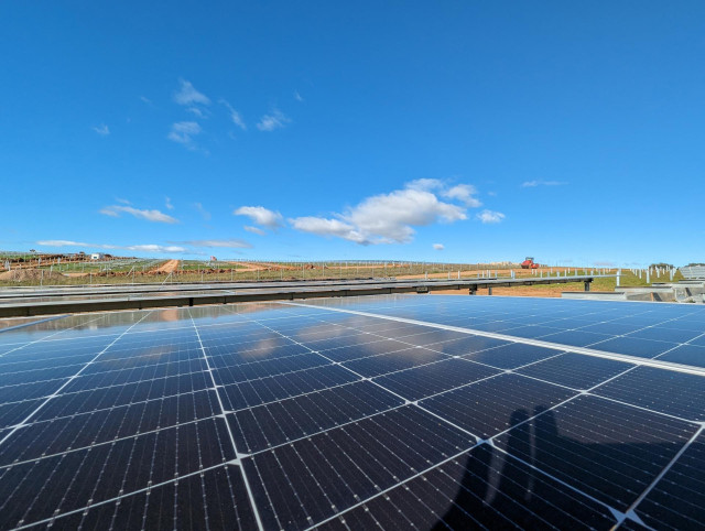 Parque fotovoltaico.