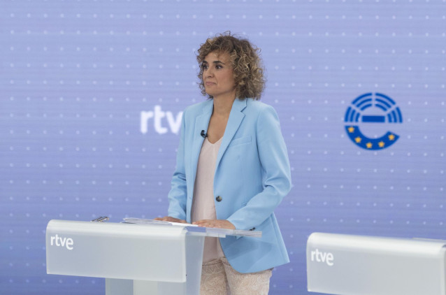 La cabeza de lista popular al Parlamento Europeo, Dolors Montserrat.