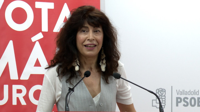La ministra de Igualdad, la socialista Ana Redondo, en el acto de cierre de campaña en Valladolid