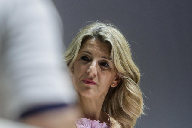 Archivo - La líder de Sumar y vicepresidenta segunda y ministra de Trabajo y Economía Social, Yolanda Díaz