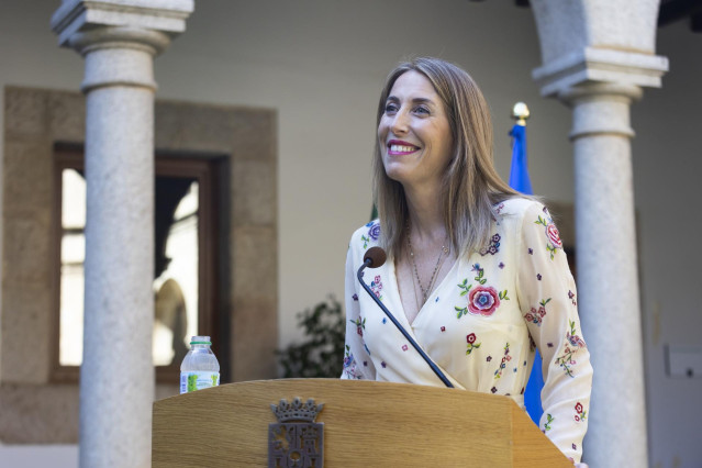 La presidenta de la Junta de Extremadura, María Guardiola, en una foto de archivo