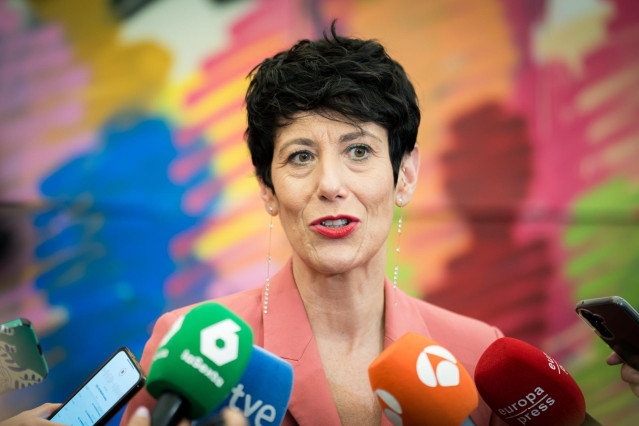 La ministra de Inclusión, Seguridad Social y Migraciones, Elma Saiz.