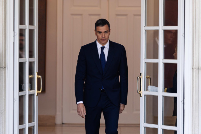 El presidente del Gobierno, Pedro Sánchez