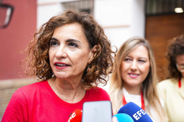 La vicepresidenta primera del Gobierno y ministra de Hacienda, María Jesús Montero
