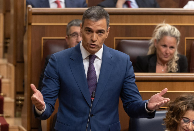 El presidente del Gobierno, Pedro Sánchez