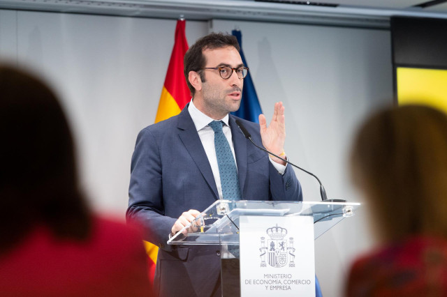 El ministro de Economía, Comercio y Empresa, Carlos Cuerpo.