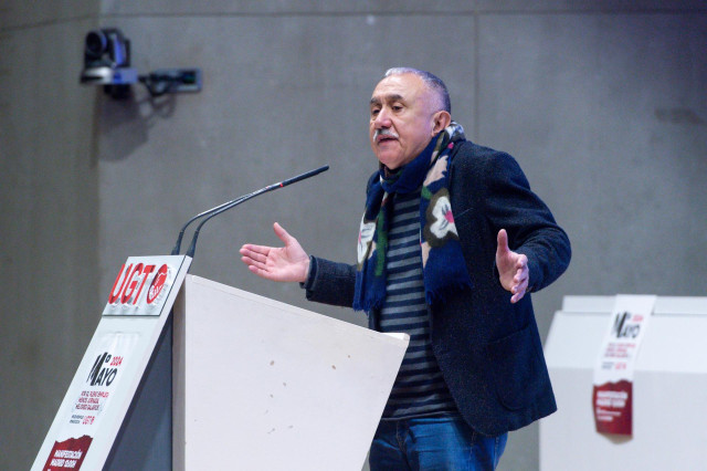 Archivo - El secretario general de UGT, Pepe Álvarez