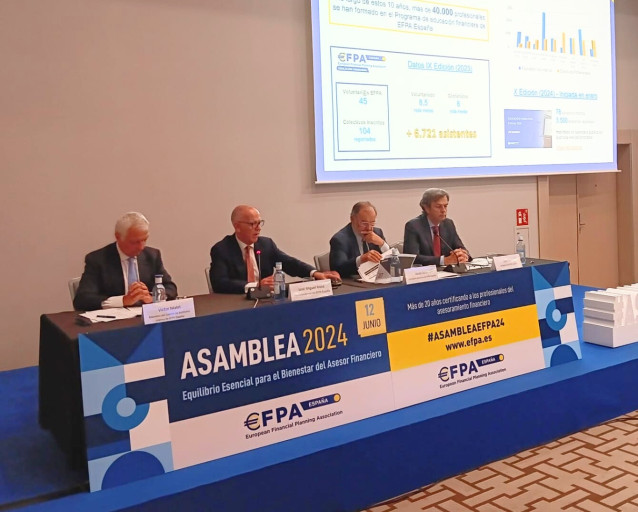 EFPA España celebra su asamblea general tras un 2023 en el que examinó a 3.600 profesionales.