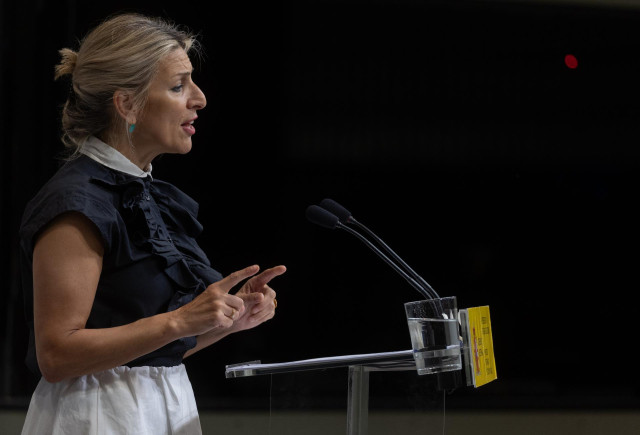 Archivo - La vicepresidenta segunda y Ministra de Trabajo y Economía Social, Yolanda Díaz,