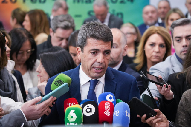 Archivo - El 'president' de la Generalitat, Carlos Mazón, en imagen de archivo