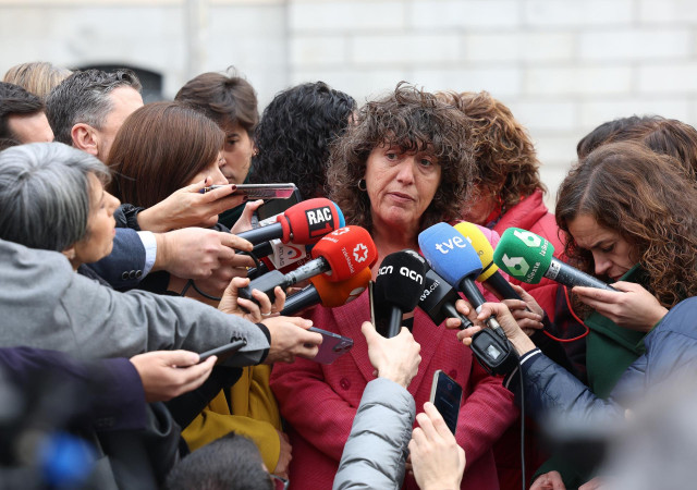 Archivo - La portavoz adjunta de Esquerra Republicana (ERC), Teresa Jordà, ofrece declaraciones, a 6 de febrero de 2024, en Madrid (España). Jordá se ha pronunciado sobre la ley de la exclusión financiera.