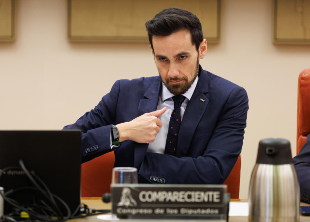 Archivo - El secretario de Estado de Seguridad, Rafael Pérez, durante una comisión de Interior en el Congreso de los Diputados