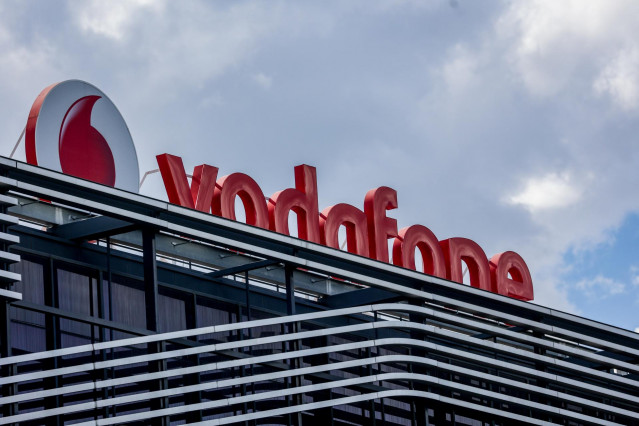 Fachada de la sede de Vodafone en Madrid, a 12 de junio de 2024, en Madrid (España).