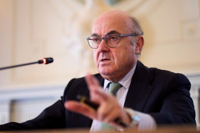 El vicepresidente BCE, Luis de Guindos, en el Palacio de la Magdalena, a 17 de junio de 2024, en Santander, Cantabria (España)