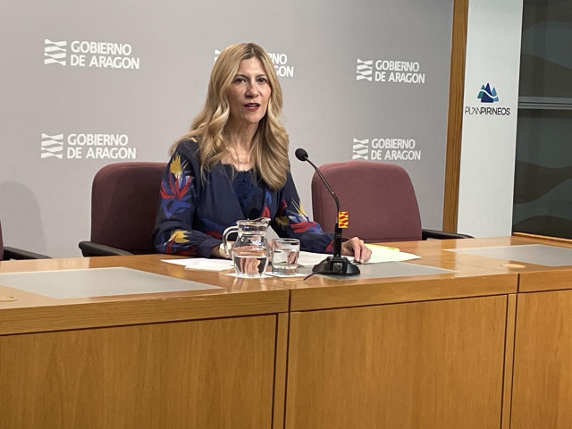 La vicepresidenta segunda del Gobierno de Aragón, Mar Vaquero.