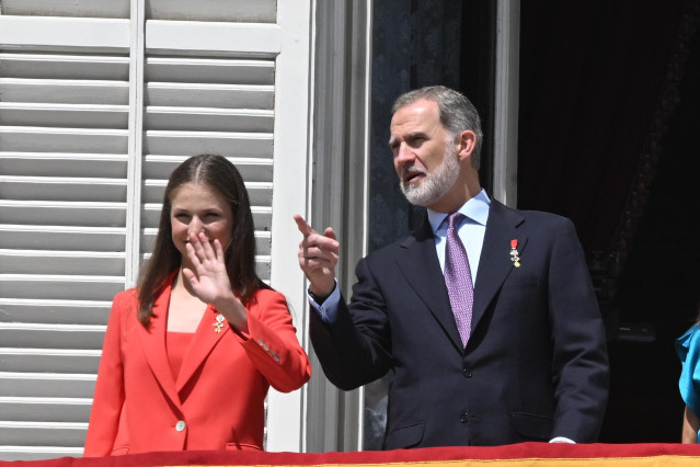El Rey Felipe VI y la Princesa de Asturias