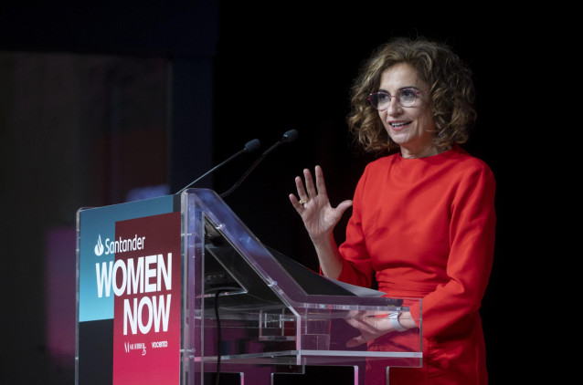La vicepresidenta primera y ministra de Hacienda, María Jesús Montero.