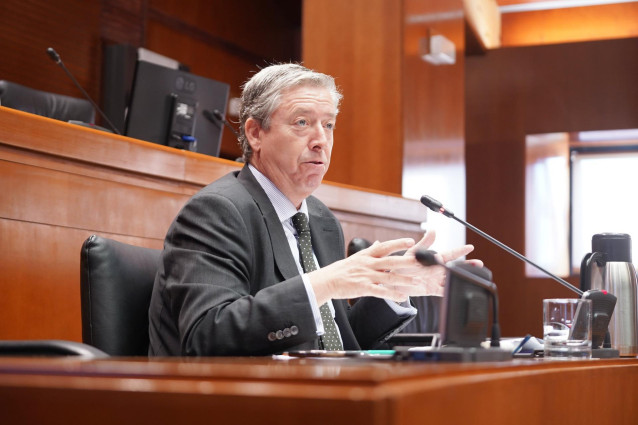 Archivo - El expresidente de la Cámara de Cuentas de Aragón Alfonso Peña.