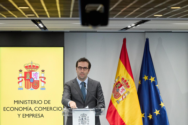El ministro de Economía, Comercio y Empresa, Carlos Cuerpo.