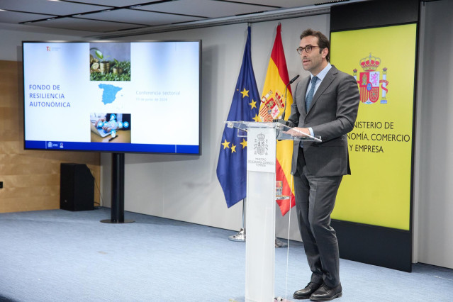 El ministro de Economía, Comercio y Empresa, Carlos Cuerpo.