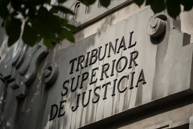 Fachada del Tribunal Superior de Justicia el día en el que la pareja de la presidenta de la Comunidad de Madrid acude para comparecer, a 22 de mayo de 2024, en Madrid (España).