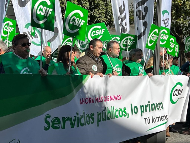 Archivo - Manifestación CSIF