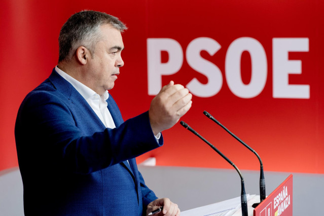 Archivo - El secretario de Organización del PSOE, Santos Cerdán