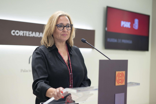 Archivo - La portavoz del PSOE, Mayte Pérez.