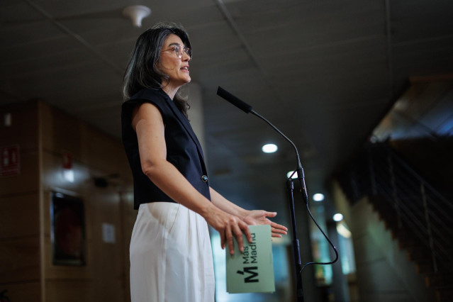 La portavoz de Más Madrid en la Asamblea, Manuela Bergerot. Archivo.