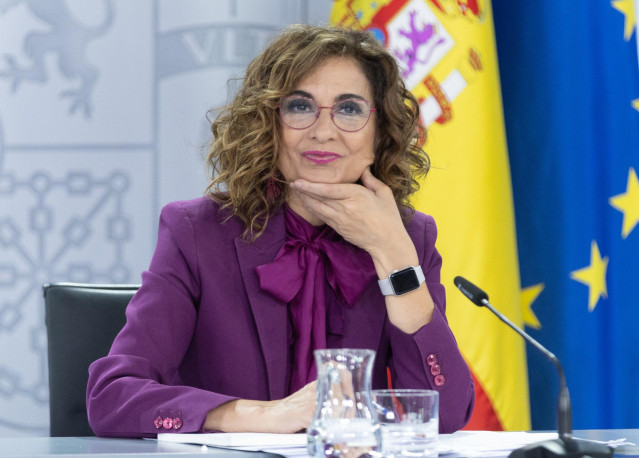 La vicepresidenta primera y ministra de Hacienda, María Jesús Montero