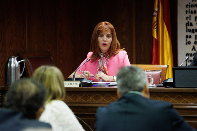 La exconsejera de Sanidad del Gobierno de Canarias María Teresa Cruz Oval comparece ante la Comisión de Investigación sobre mascarillas, en el Senado, a 26 de junio de 2024, en Madrid (España). La Comisión de Investigación analiza los contratos públicos r