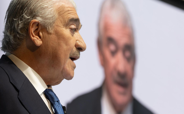 Archivo - El consejero delegado de Endesa y vicepresidente de la Fundación Endesa, José Bogas, interviene durante la Junta General de Accionistas de Endesa, en su sede social, a 23 de abril de 2024, en Madrid (España). Endesa ha propuesto elevar su número