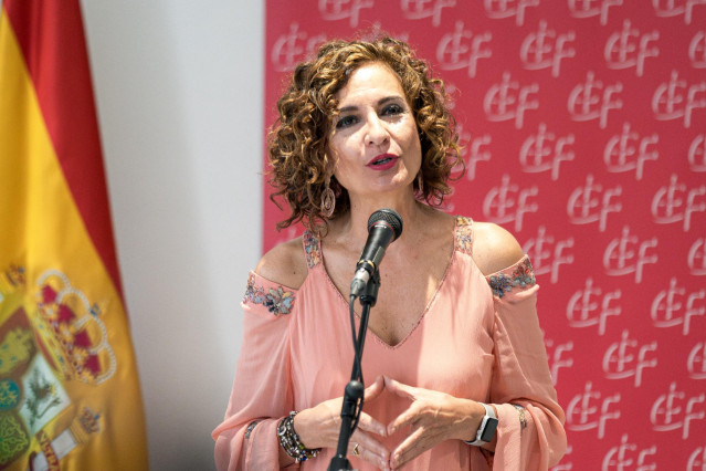 La vicepresidenta primera y ministra de Hacienda, María Jesús Montero.