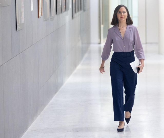 La portavoz de Podemos en el Congreso, Ione Belarra, a 18 de junio de 2024, en Madrid (España).