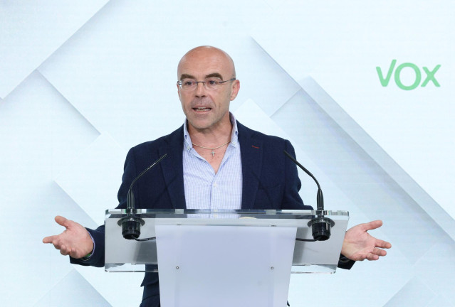 El primer candidato de VOX a las elecciones europeas, Jorge Buxadé