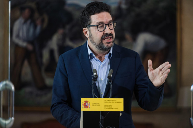 Archivo - El secretario de Estado de Trabajo, Joaquín Pérez Rey.
