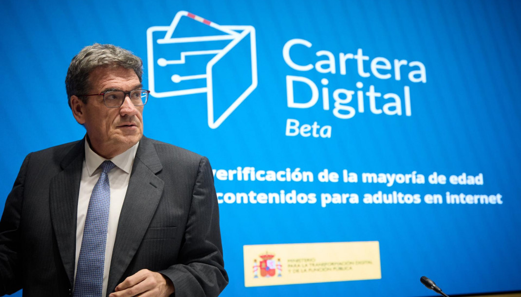 El ministro para la Transformación Digital y de la Función Pública, José Luis Escrivá, este martes en Madrid.