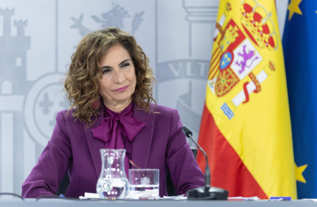 La vicepresidenta primera y ministra de Hacienda, María Jesús Montero.
