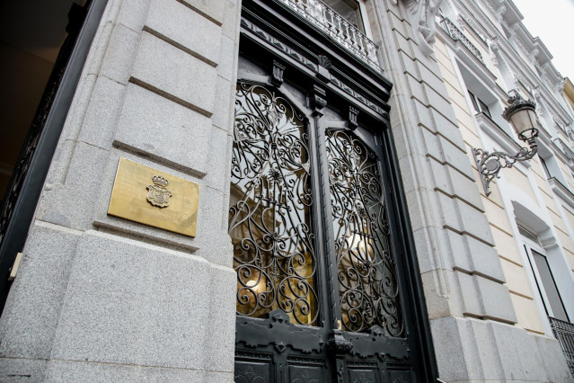 Archivo - Fachada de la Sede del Consejo General del Poder Judicial