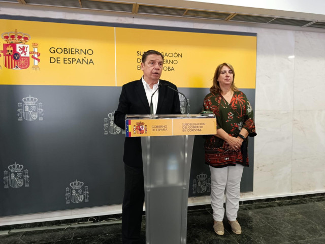 El ministro de Agricultura, Pesca y Alimentación, Luis Planas, en rueda de prensa.