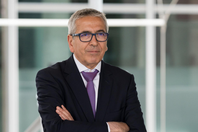 Archivo - El presidente del ICO, José Carlos García de Quevedo, a su llegada a la firma del convenio entre el ICO y el Banco Santander, en la sede del Banco Santander, a 21 de mayo de 2024, en Madrid (España).